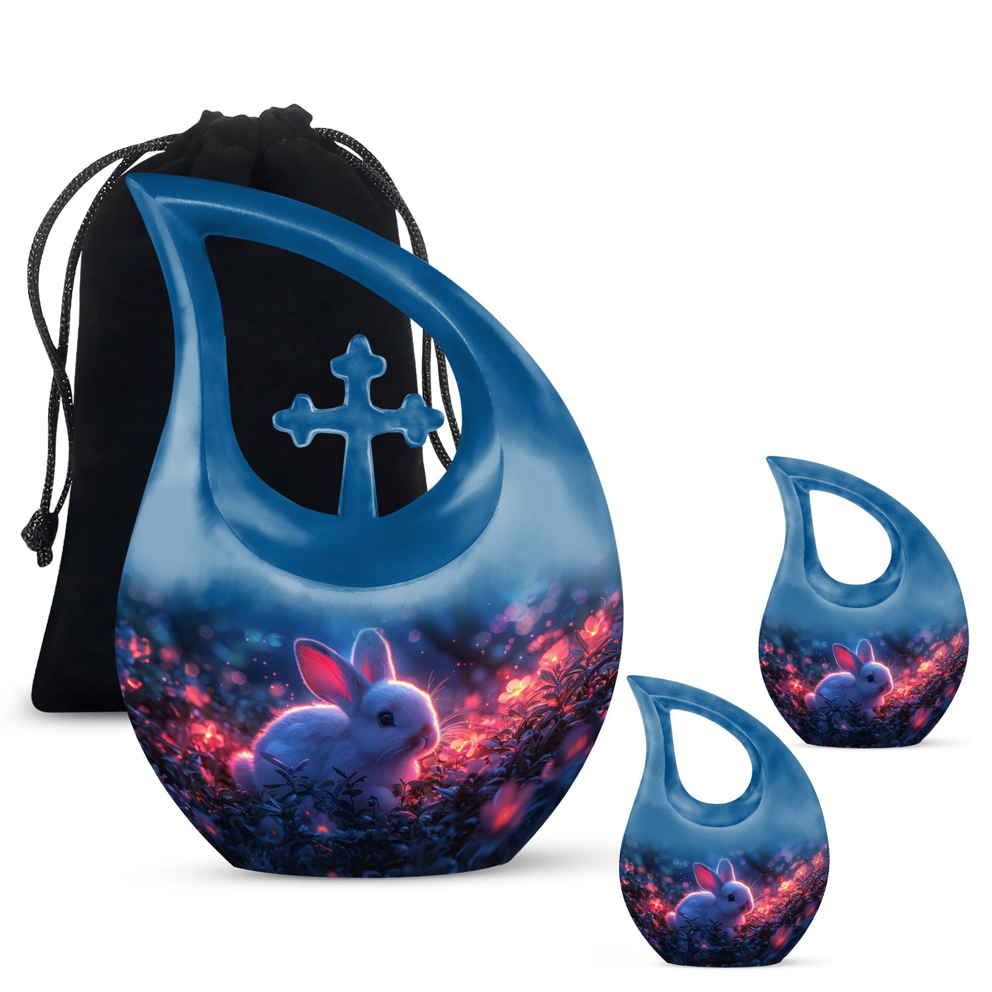 Beautiful Bunny Cremation Urn - Unique Decorative Design for Pet Urns