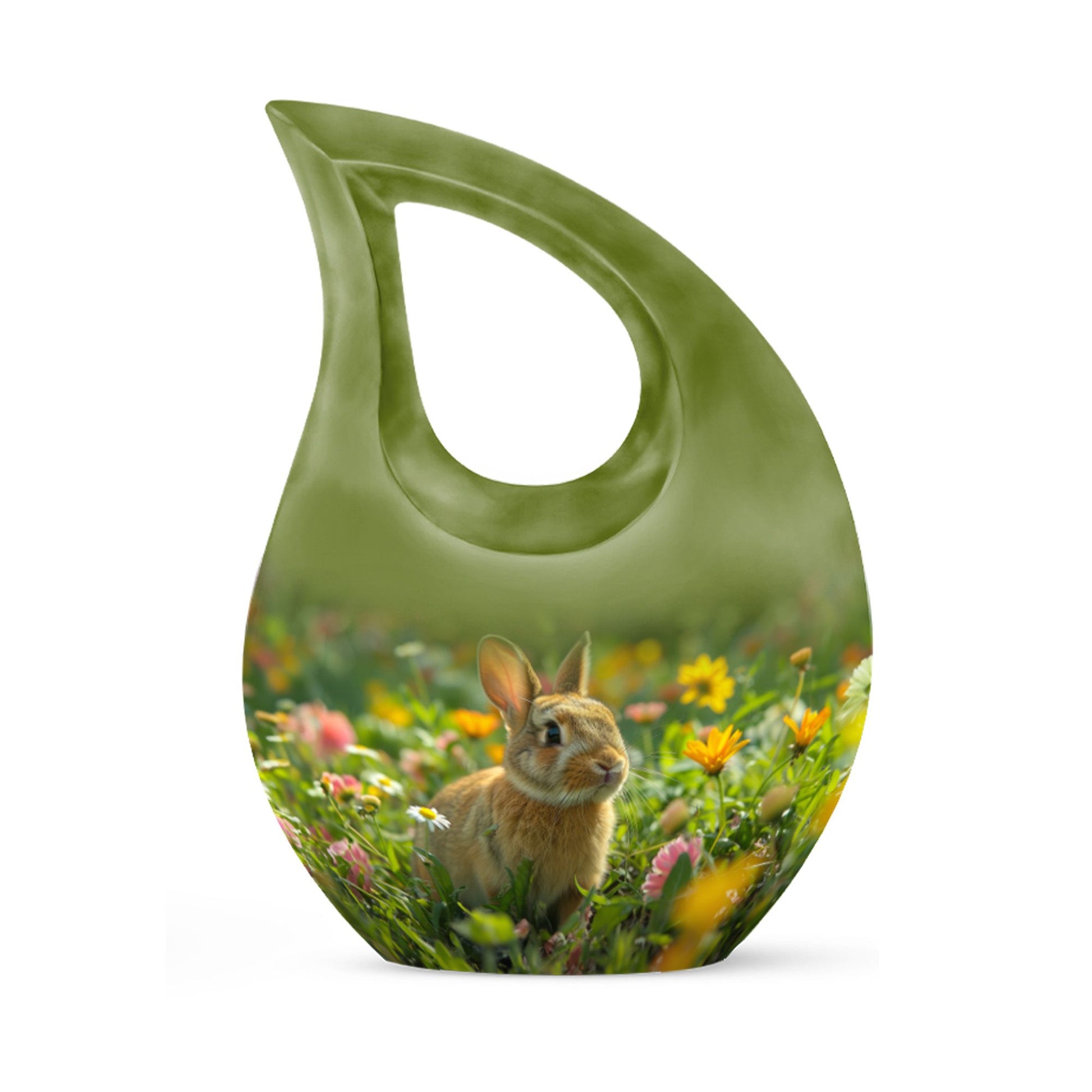 Bunny Rabbit Memorial Urn - Beautifully Designed Keepsake Urns For Pet