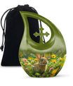 Bunny Rabbit Memorial Urn - Beautifully Designed Keepsake Urns For Pet