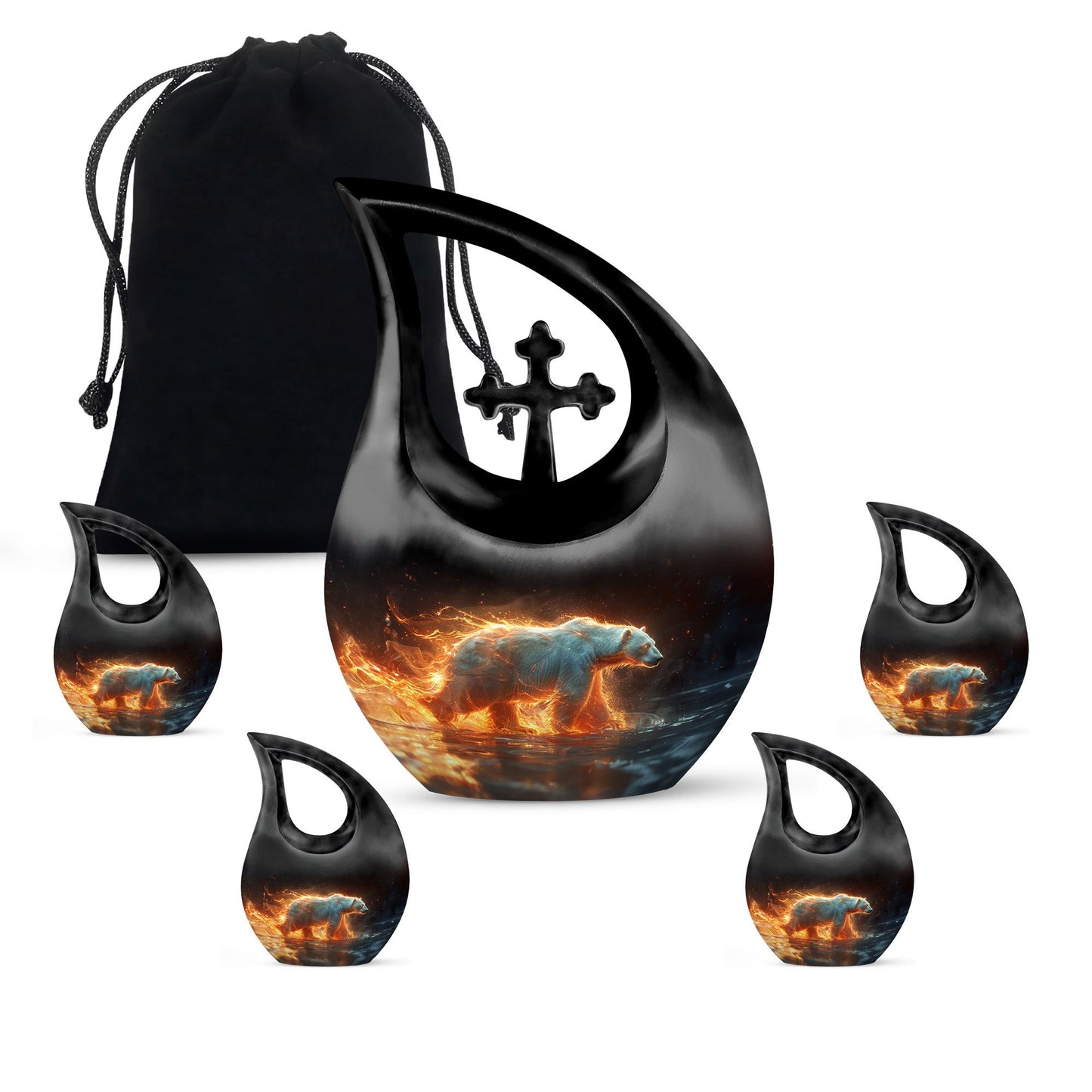 Fiery Polar Essence Urn 