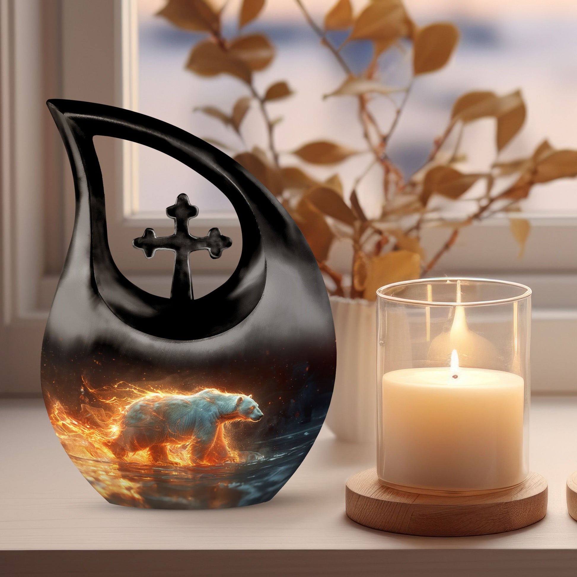 Fiery Polar Essence Urn 