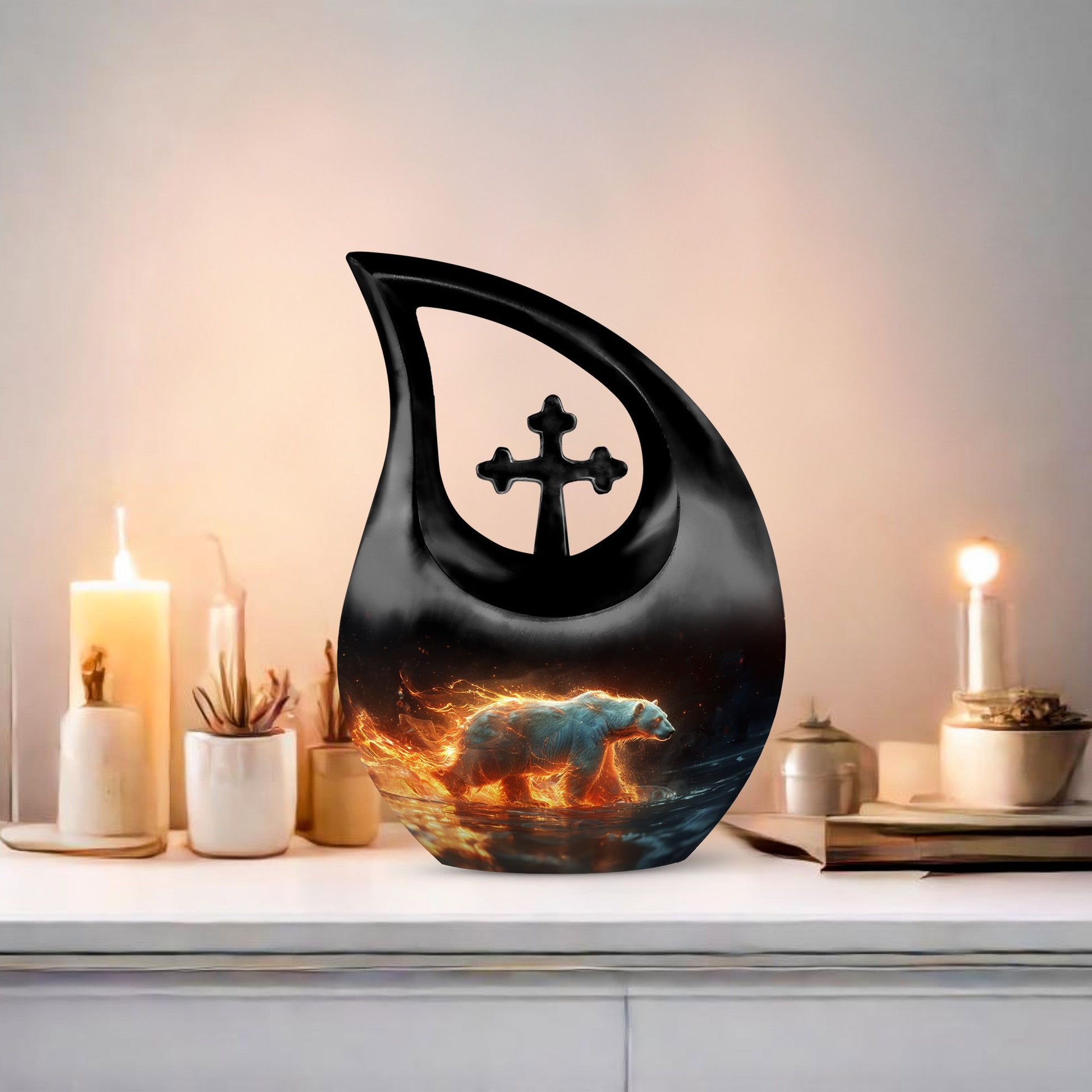 Fiery Polar Essence Urn 