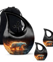 Fierce Polar Bear Urn - Bear Funeral Large Cremation Urns For Ashes