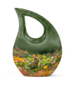 Bucolic Bunny Meadow - Rabbit Urns Large Funeral Large Urns For Ashes