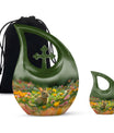 Bucolic Bunny Meadow - Rabbit Urns Large Funeral Large Urns For Ashes