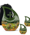 Bucolic Bunny Meadow - Rabbit Urns Large Funeral Large Urns For Ashes