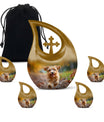 terrier Frolic Dog Memorial Urn - Dog Urns Funeral Large Cremation Urns
