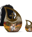 Corgi Puppy Cremation Urn For Ashes - Unique Pet Urns For Dogs