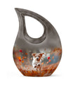 10-inch Harvest Pup Frolic Urn 