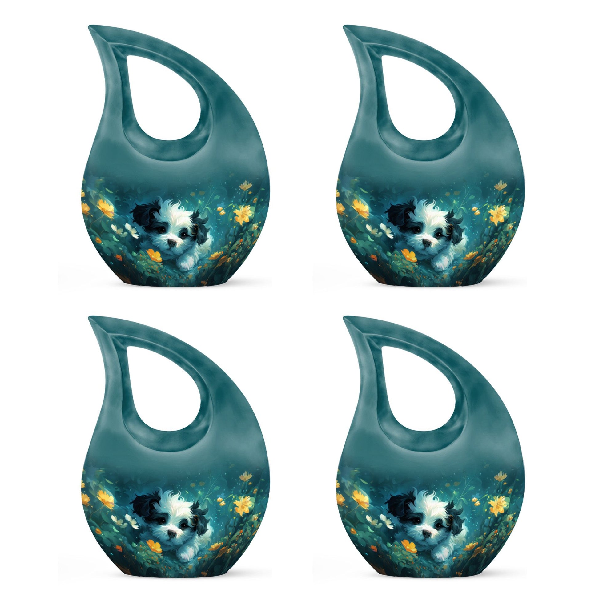 Shih Tzu Urn For Pet Dog Memorial - Cremation Urns For Pet Ashes