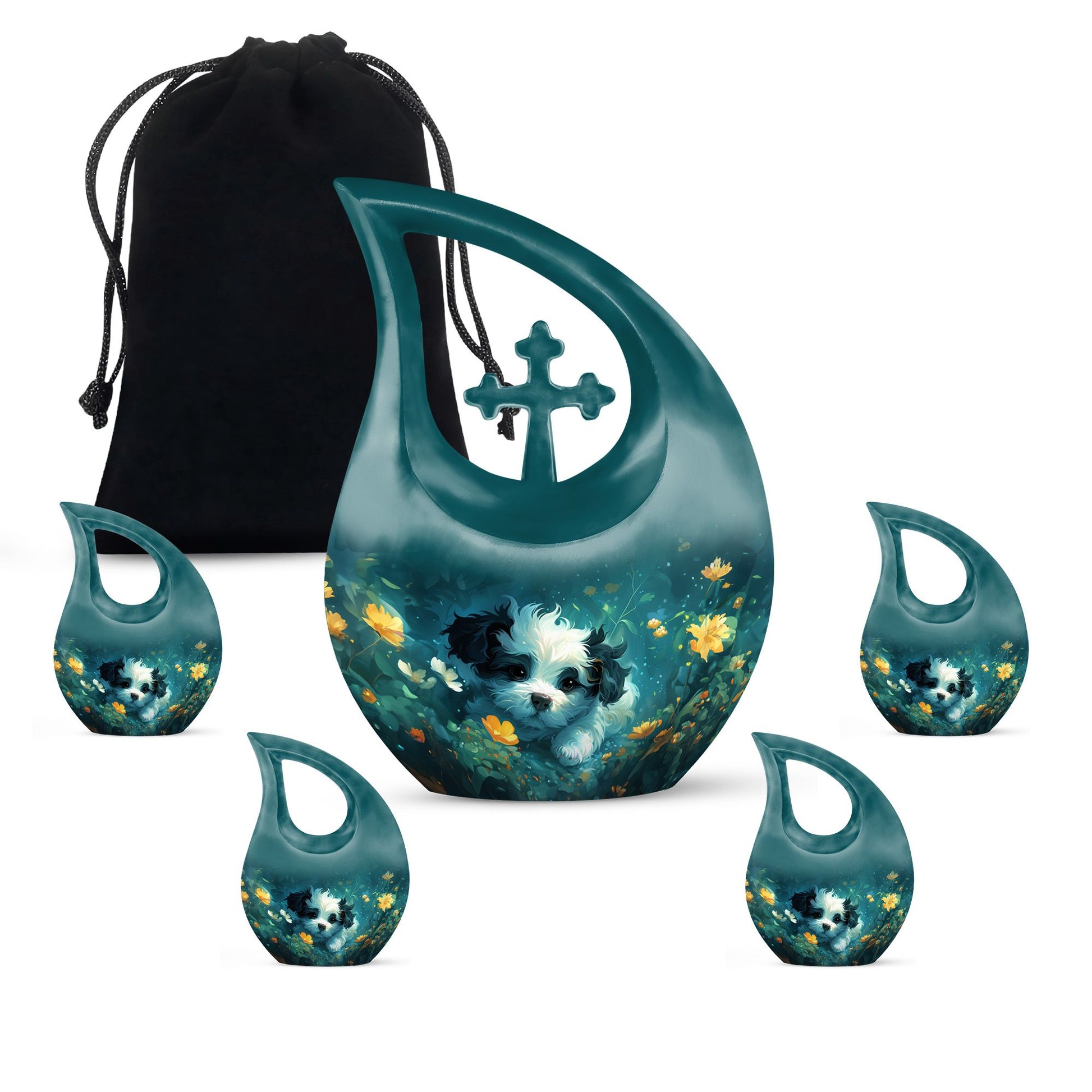 Shih Tzu Urn For Pet Dog Memorial - Cremation Urns For Pet Ashes