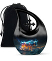 Stellar Taurus Glowing Urn - Bull Urn Memorial For Men & Women