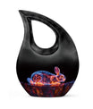 Cosmic Bunny Rabbit Memorial Urn - Funeral Cremation Urn For Ashes