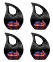 Cosmic Bunny Rabbit Memorial Urn - Funeral Cremation Urn For Ashes