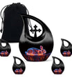 Cosmic Bunny Rabbit Memorial Urn - Funeral Cremation Urn For Ashes