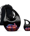 Cosmic Bunny Rabbit Memorial Urn - Funeral Cremation Urn For Ashes