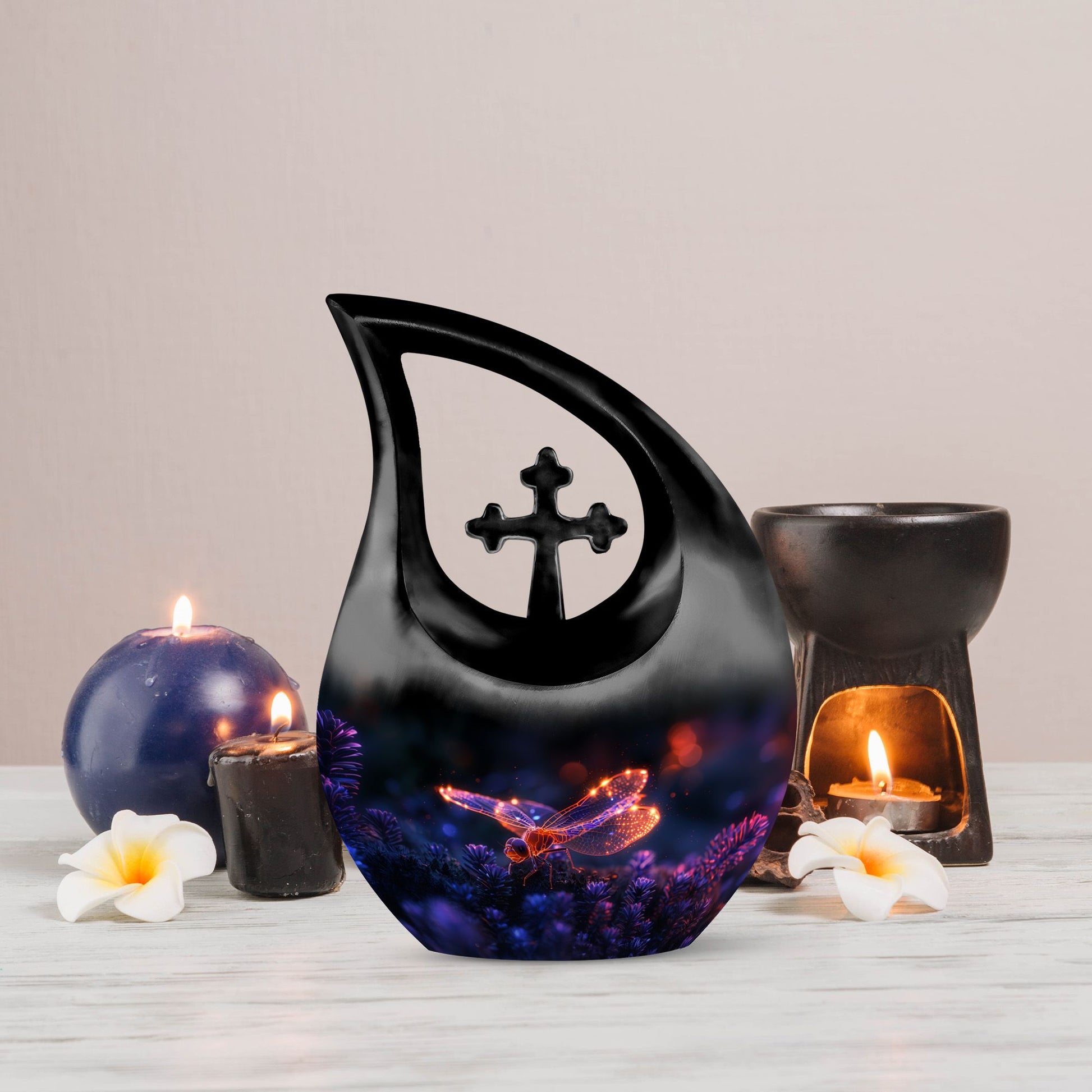10-inch Ethereal Glow Skimmer Urn, 