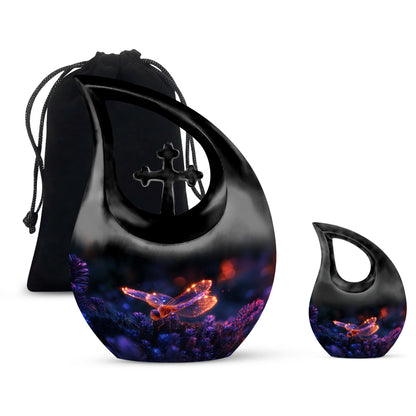 10-inch Ethereal Glow Skimmer Urn, 