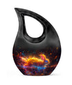 Fiery Rabbit Cremation Ashes Urn - Glowing Bunny Cremation Urns For Sale