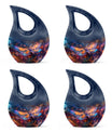 Cosmic Dragonfly Urn Memorial - Dragonfly Ashes Keepsake & Large Urn