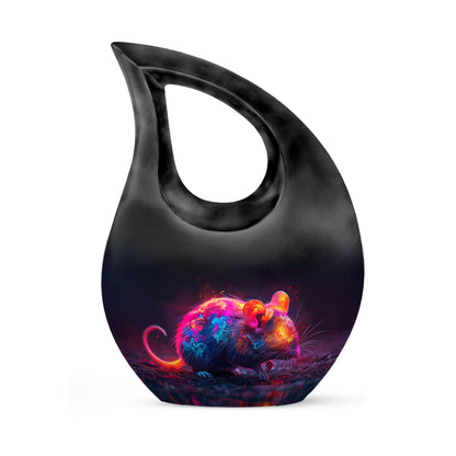 10 inch Neon Whisper Rodent urn 