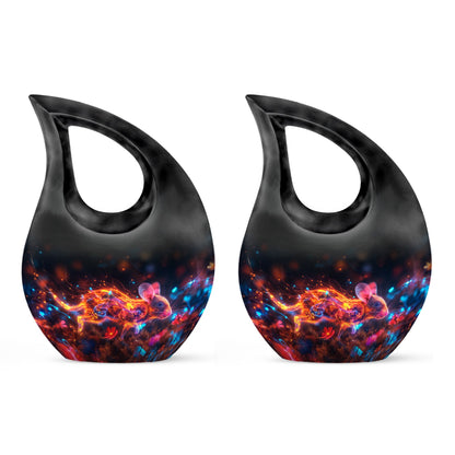 10-inch Fantasy Firelight Mouse Urn 