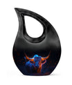 Ember Horns Yak Cremation Urn - Bull Memorial Ashes Large Urn