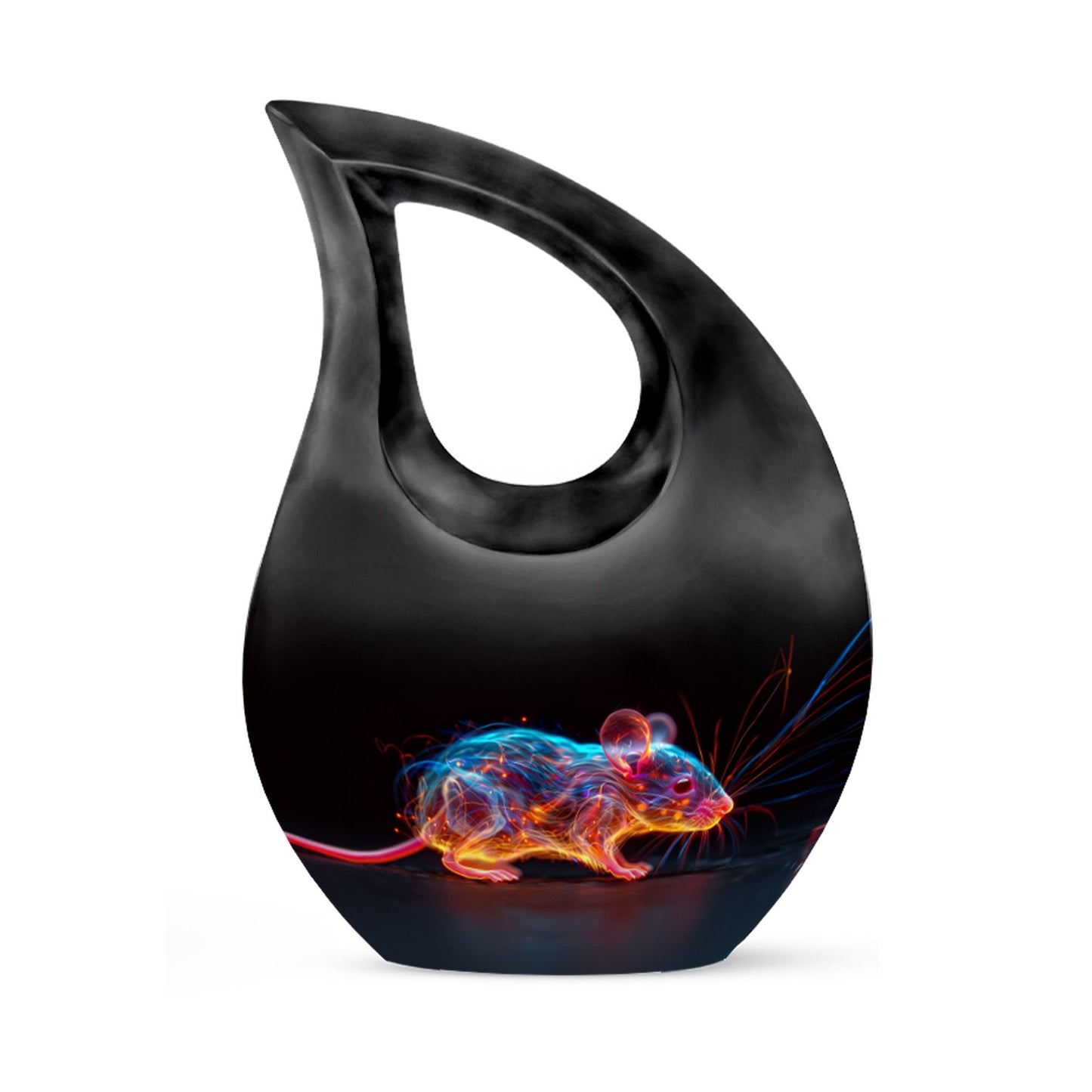 Personalized Mouse Cremation Urn for Human Ashes - 10-inch, 200 cu in - Yatskia