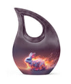 Fiery Bunny Rabbit Urn For Cremation - Fierce Bunny Urn For Ashes