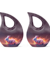Fiery Bunny Rabbit Urn For Cremation - Fierce Bunny Urn For Ashes