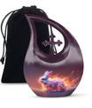 Fiery Bunny Rabbit Urn For Cremation - Fierce Bunny Urn For Ashes