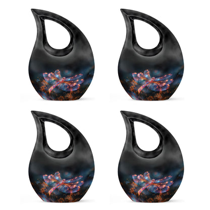 10-inch Digital Firefly Urn with Cross Drop design,
