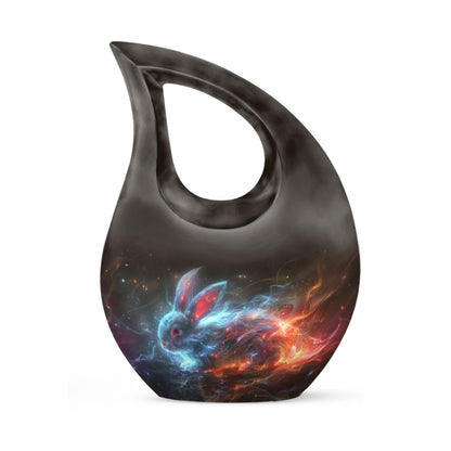 Personalized Rabbit Cremation Urn for Pet Ashes - 10-inch, 200 cu in - Yatskia