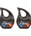 Nebula Blazing Rabbit Urn - Rabbit Cremation Urn For Men & Women