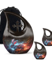Nebula Blazing Rabbit Urn - Rabbit Cremation Urn For Men & Women