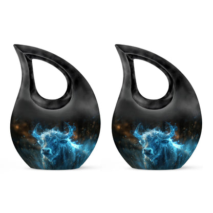 Personalized Galaxy Cremation Urn for Adult - 10-inch, 200 cu in - Yatskia