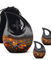 Fiery Dragonfly Urn - Dragonfly Ashes Memorial Urn For Male And Female