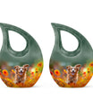 Joyful Pet Dog Cremation Urn - Perfect Urns For Pet Memorials