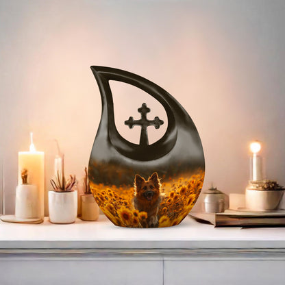 Golden Hour Delight Urn, 10 inch Cross