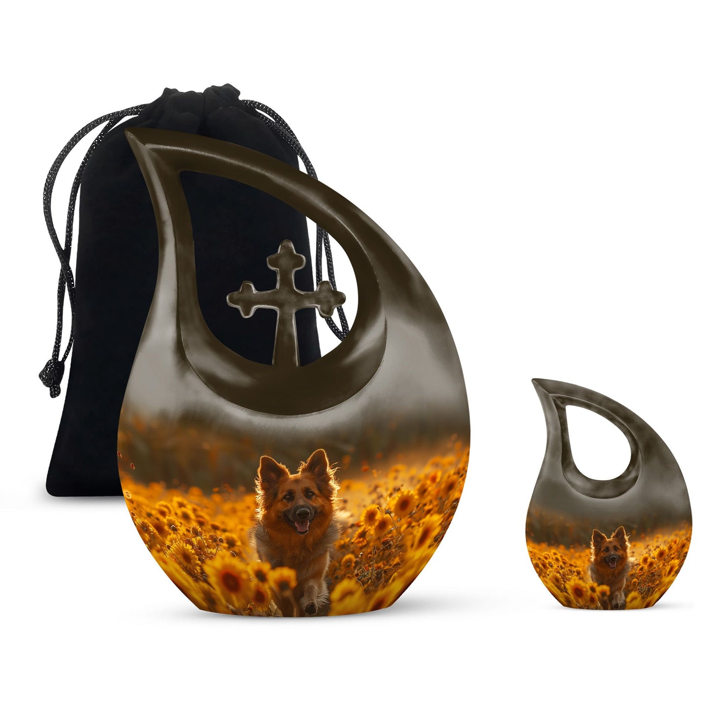 Personalized Dog Cremation Urn for Pet Ashes - Yatskia