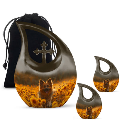 Golden Hour Delight Urn, 10 inch Cross