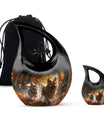 German Shepherd Memorial Urn For Dogs - Autumn Cremation Urn For Pet