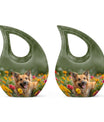 Pet Cremation Ashes Urn For Dog - Puppy Funeral Large Urns