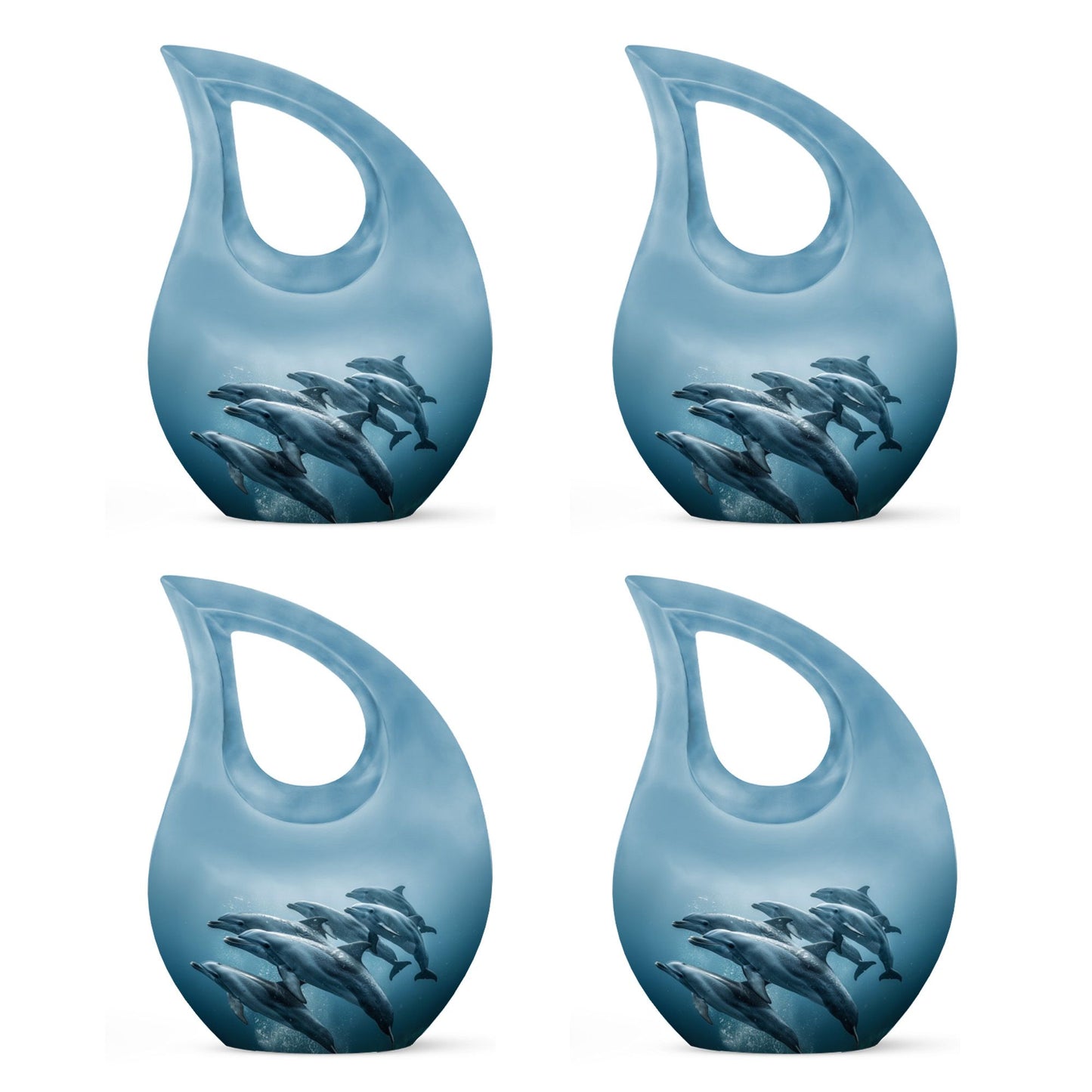 10 Inch Aquatic Grace Ballet Urn 