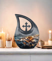 10-inch Sunset Dolphin Glide Urn 