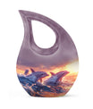 10-inch Sunset Dolphin Serenade Urn,