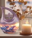 10-inch Sunset Dolphin Serenade Urn,