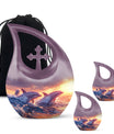 Sunset Dolphin Memorial Urn For Women - Large Urns For Adult Human Ashes