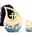 Dolphin Urn For Men & Women - Dolphin Funeral Ashes Urn