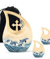 Dolphin Urn For Men & Women - Dolphin Funeral Ashes Urn